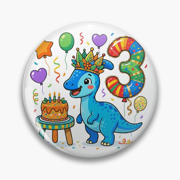 Item preview, Three parasaurus blue dino birthday gift dino crown designed and sold by Tronstell.