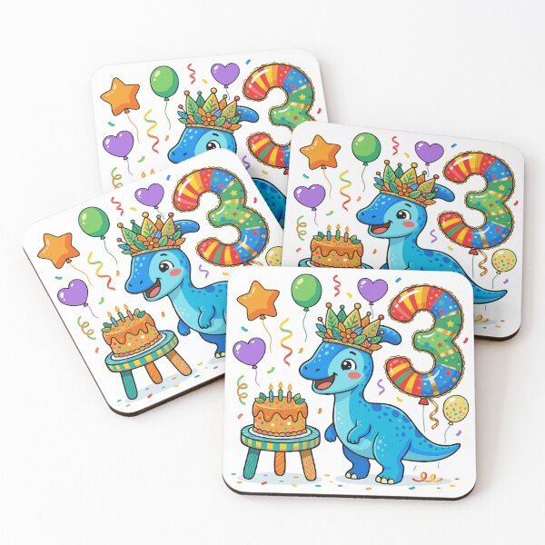 Item preview, Three parasaurus blue dino birthday gift dino crown designed and sold by Tronstell.