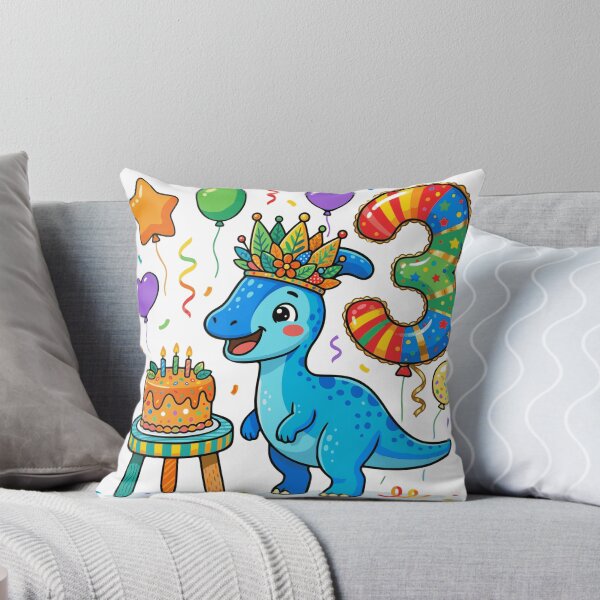 Item preview, Three parasaurus blue dino birthday gift dino crown designed and sold by Tronstell.