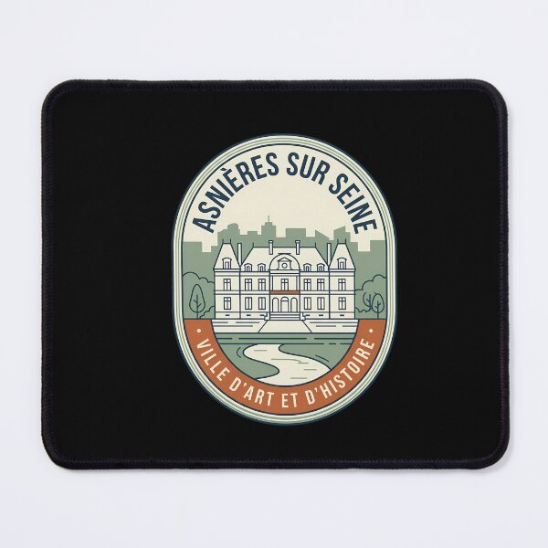 Item preview, Asnieres Sur Seine France Vintage Travel Emblem designed and sold by k3rstman1.