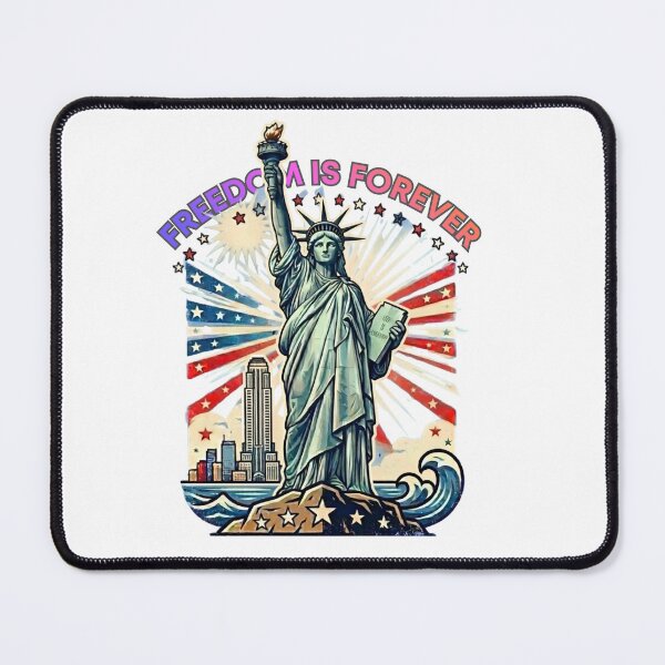 Item preview, Freedom Is Forever Patriotic Art designed and sold by laughingshirts.