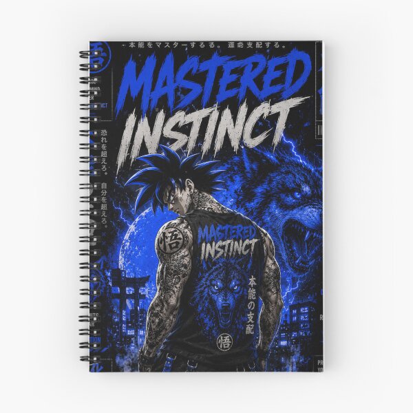 Item preview, Mastered Instinct – Electric Blue Streetwear Graphic designed and sold by UrbanSwagFlow.