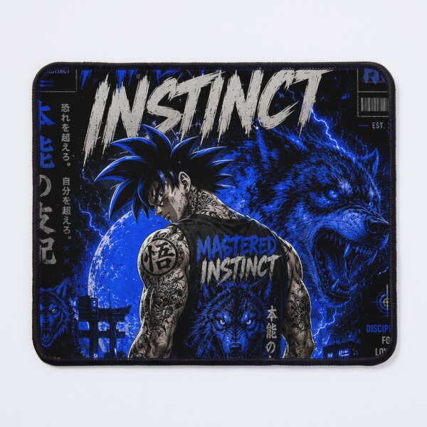 Item preview, Mastered Instinct – Electric Blue Streetwear Graphic designed and sold by UrbanSwagFlow.