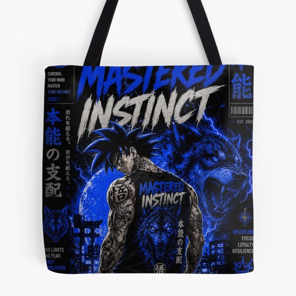 Item preview, Mastered Instinct – Electric Blue Streetwear Graphic designed and sold by UrbanSwagFlow.