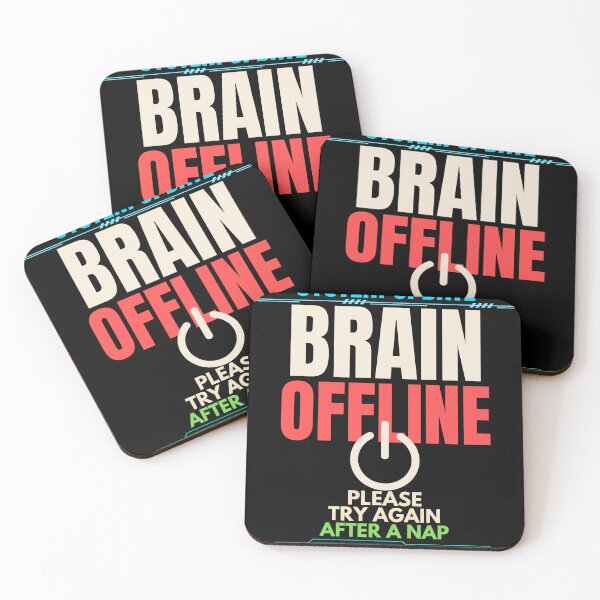 Item preview, Brain Offline Funny Sleep Mode Activated T-Shirt designed and sold by Uvclick.