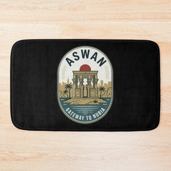 Item preview, Aswan Egypt Vintage Travel Emblem Gateway to Nubia designed and sold by k3rstman1.