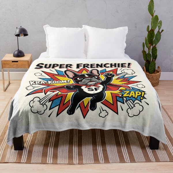 Item preview, Super Hero Black Frenchie designed and sold by DLFBOY66.