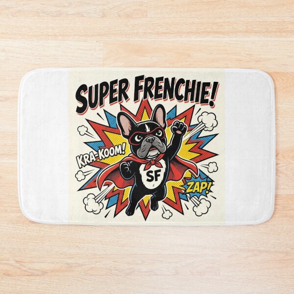 Item preview, Super Hero Black Frenchie designed and sold by DLFBOY66.