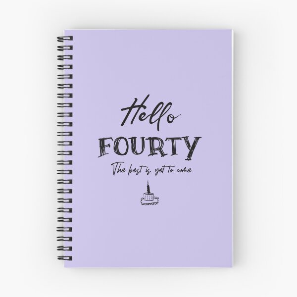 Item preview, Copy of Hello Fourty, 40th Birthday Gift. A perfect gift to celebrate your thirtieth birthday with style. Black text version designed and sold by illeN-Art-World.