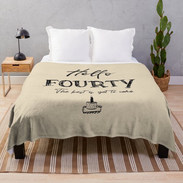 Item preview, Copy of Hello Fourty, 40th Birthday Gift. A perfect gift to celebrate your thirtieth birthday with style. Black text version designed and sold by illeN-Art-World.