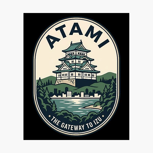 Item preview, Atami Japan Vintage Travel Emblem Castle Gateway designed and sold by k3rstman1.