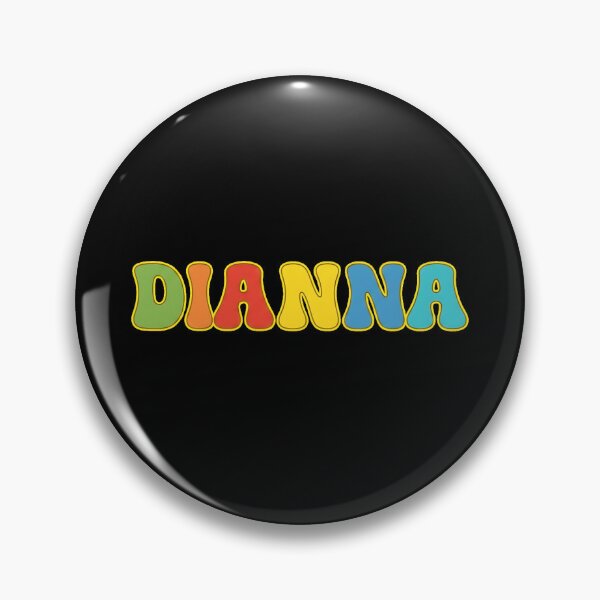 Item preview, ❤️ Dianna Personalized Name Wavy Retro Shirt, Coffee Mug, Sticker Gift designed and sold by HelixPedia.