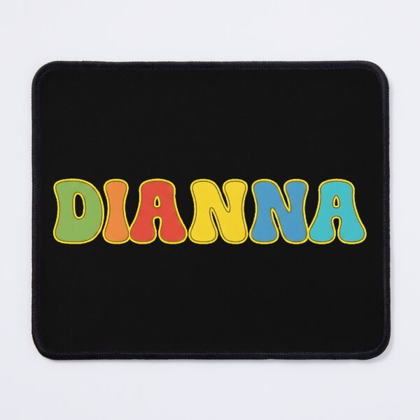 Item preview, ❤️ Dianna Personalized Name Wavy Retro Shirt, Coffee Mug, Sticker Gift designed and sold by HelixPedia.