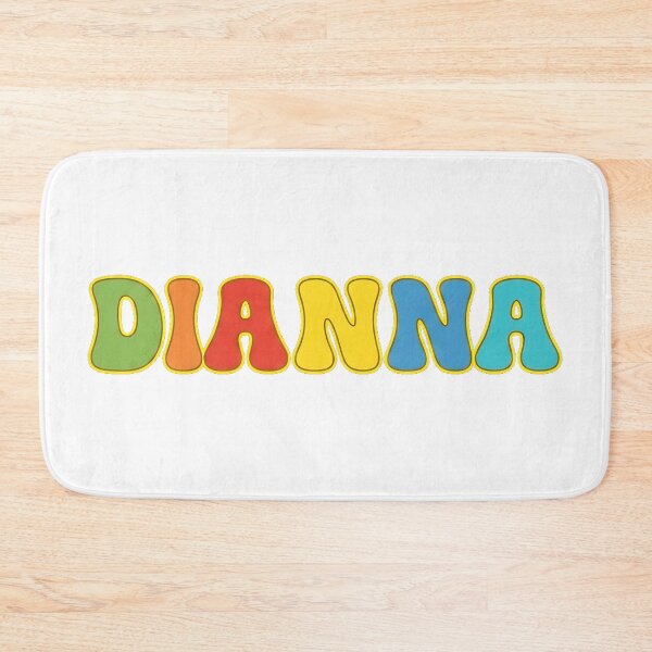 Item preview, ❤️ Dianna Personalized Name Wavy Retro Shirt, Coffee Mug, Sticker Gift designed and sold by HelixPedia.