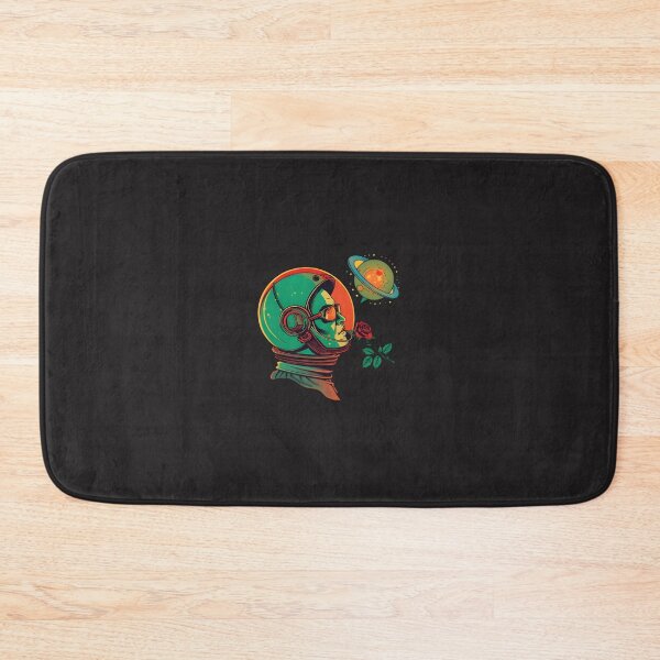 Item preview, Psychedelic Retro 1970s Space Cowboy Sci-Fi Art designed and sold by 77Clover.