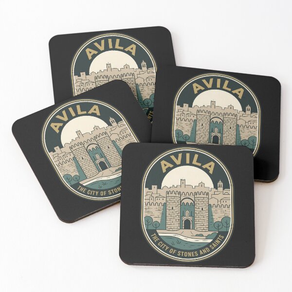 Item preview, Avila Spain Vintage Travel Emblem Medieval Walls designed and sold by k3rstman1.