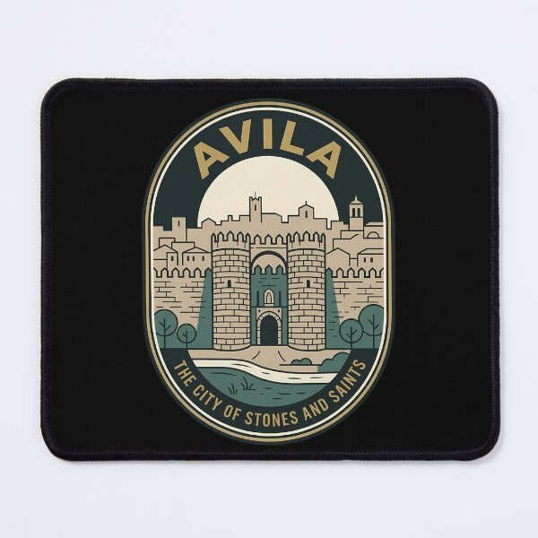 Item preview, Avila Spain Vintage Travel Emblem Medieval Walls designed and sold by k3rstman1.