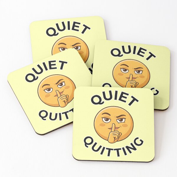 Item preview, Quiet Quitting - Funny Work Meme Face Design designed and sold by Wennity.