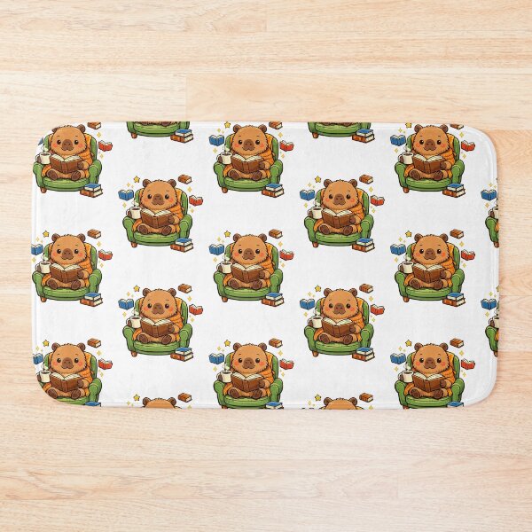 Item preview, Cute Bear Reading Books Cartoon designed and sold by Bloomelle Studio.