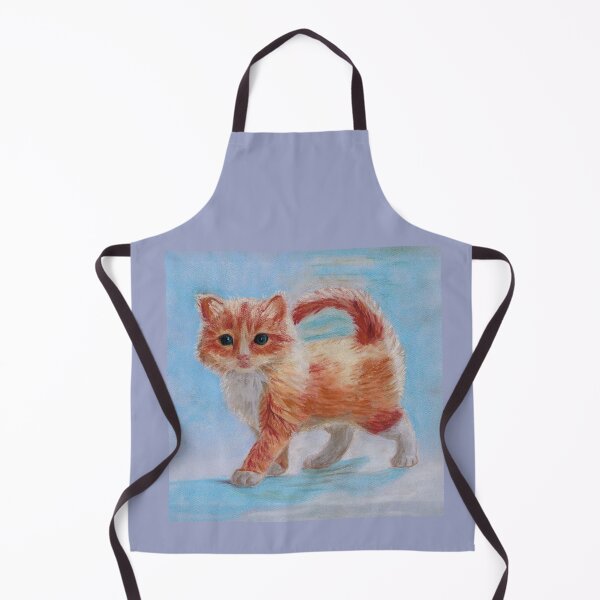 Item preview, Adorable Ginger Kitten - pastel drawing designed and sold by Dina's Fine Arts.