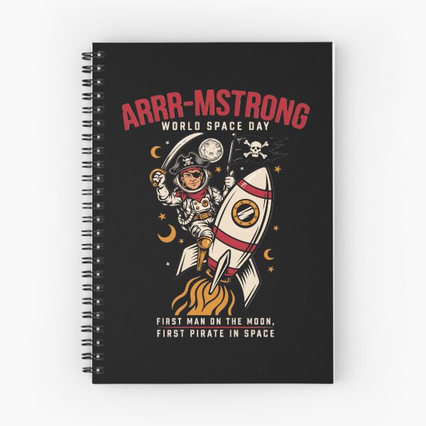 Item preview, Arrr-mstrong — First Man On The Moon First Pirate In Space World Space Day T-Shirt V2 designed and sold by DarylWelsh2024.