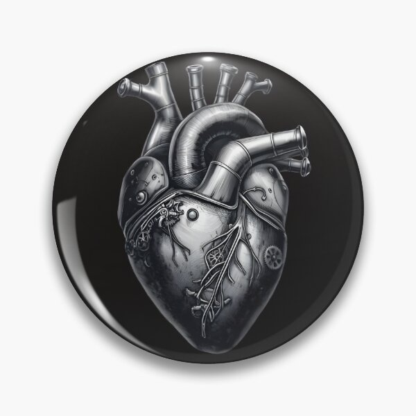 Item preview, Intricate Gothic Steampunk Mechanical Heart Graphic designed and sold by 77Clover.