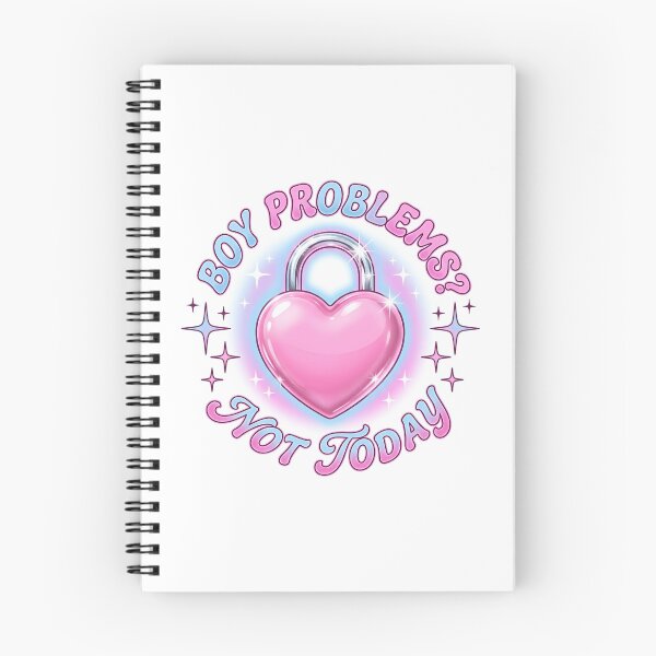 Item preview, Y2K Boy Problems Pink Heart Airbrush designed and sold by DuckOddity.