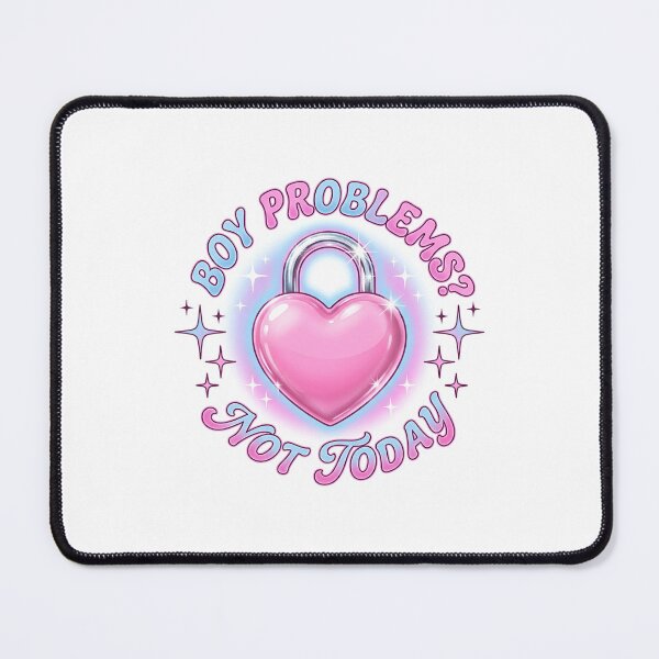 Item preview, Y2K Boy Problems Pink Heart Airbrush designed and sold by DuckOddity.