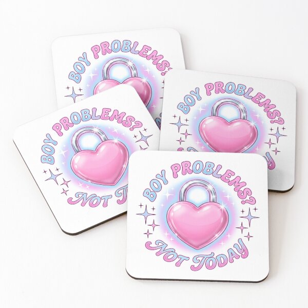 Item preview, Y2K Boy Problems Pink Heart Airbrush designed and sold by DuckOddity.