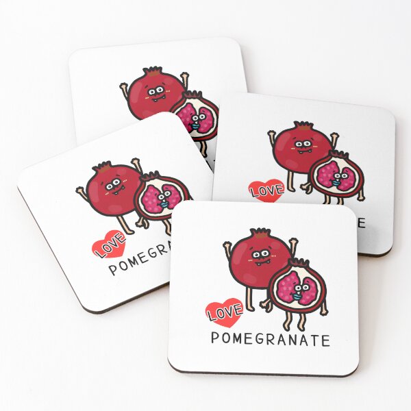 Item preview, Cute I LOVE POMEGRANATE designed and sold by kanaehonkawa.