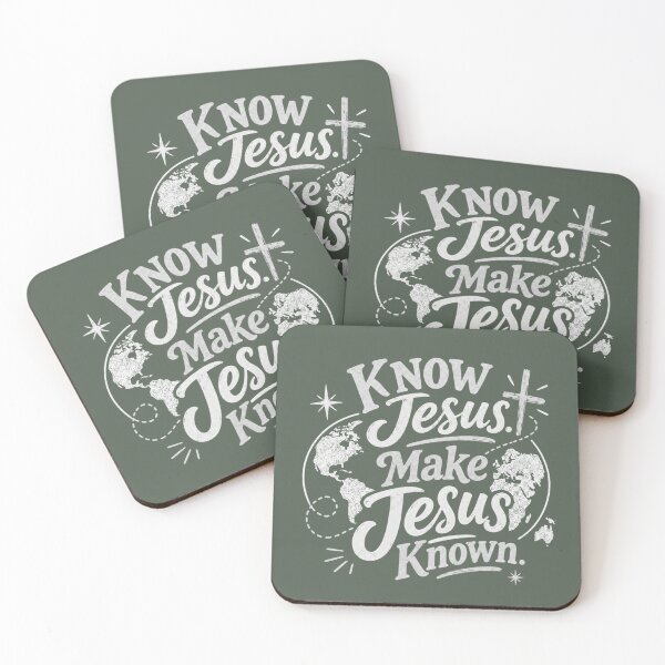 Item preview, Know Jesus. Make Jesus Known. | Christian Missions Design designed and sold by Crown&Cross.