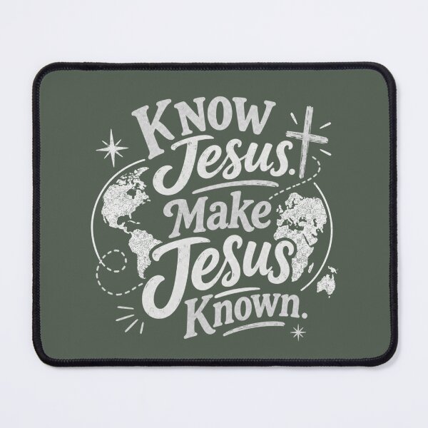 Item preview, Know Jesus. Make Jesus Known. | Christian Missions Design designed and sold by Crown&Cross.