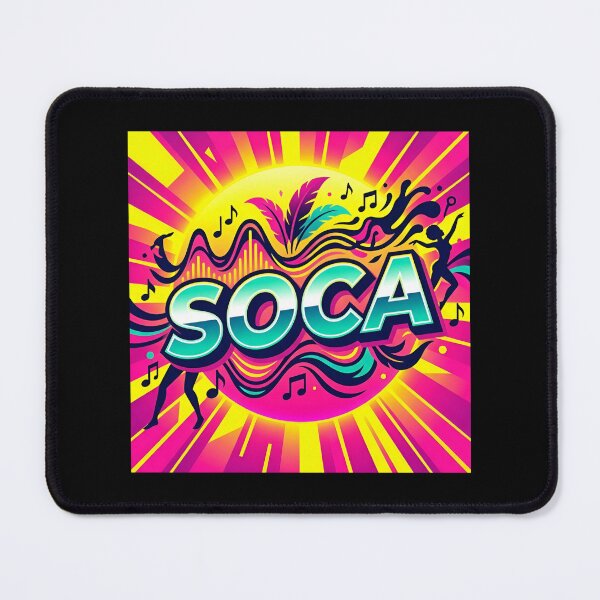 Item preview, Soca Music Carnival Neon Retro Energy designed and sold by DuckOddity.