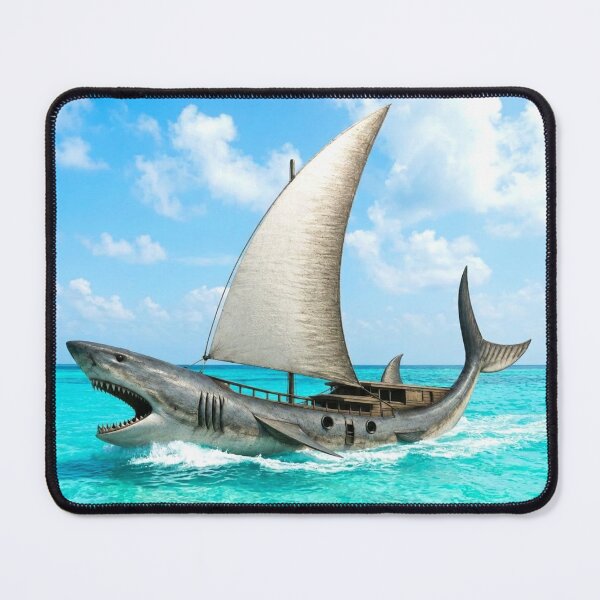 Item preview, Shark Ship (version 1) designed and sold by ales-panz.