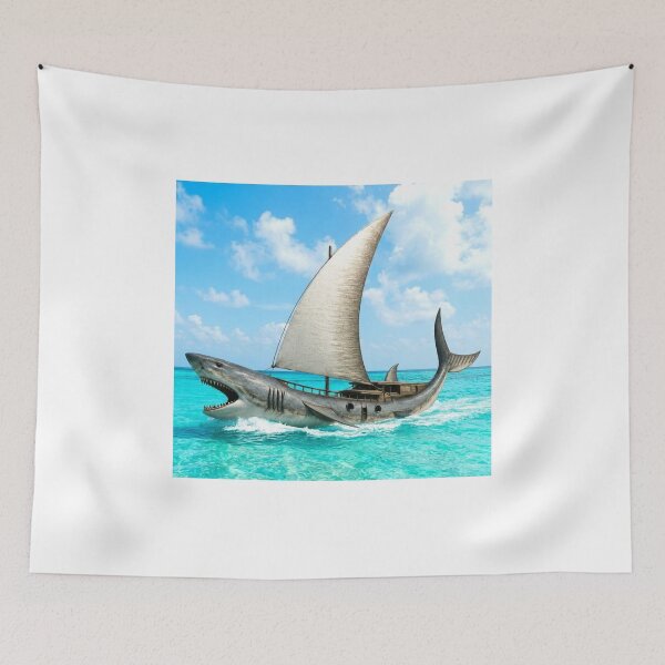 Item preview, Shark Ship (version 1) designed and sold by ales-panz.