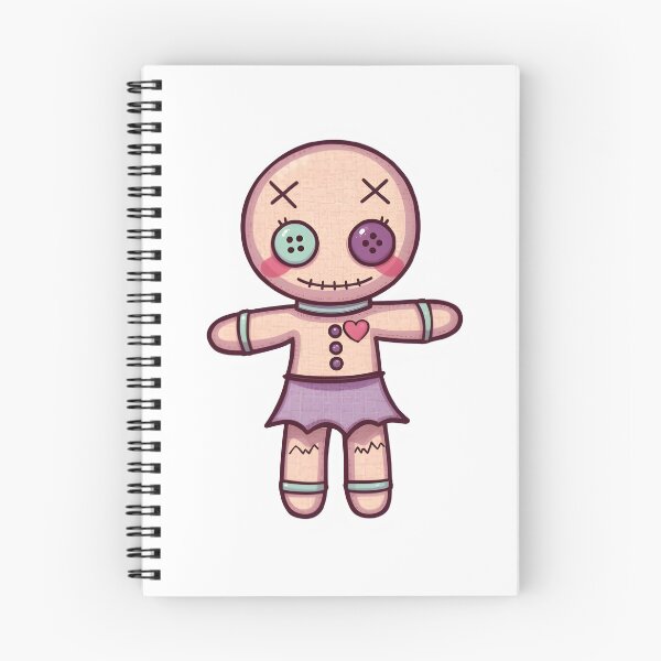Item preview, Creepy Cute Pastel Goth Voodoo Doll Illustration designed and sold by 77Clover.