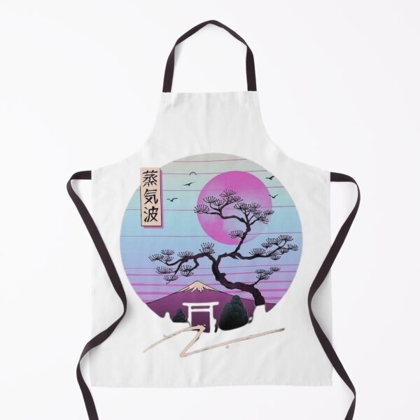 Item preview,  Japanese Zen Bonsai Tree Vaporwave Sunset Art Retro Sakura Japan Aesthetic Design designed and sold by ZyloPrints.