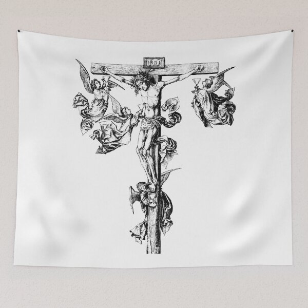 Item preview, Angels Collecting the Blood of Christ by Martin Schongauer circa 1475 designed and sold by Hedrin.