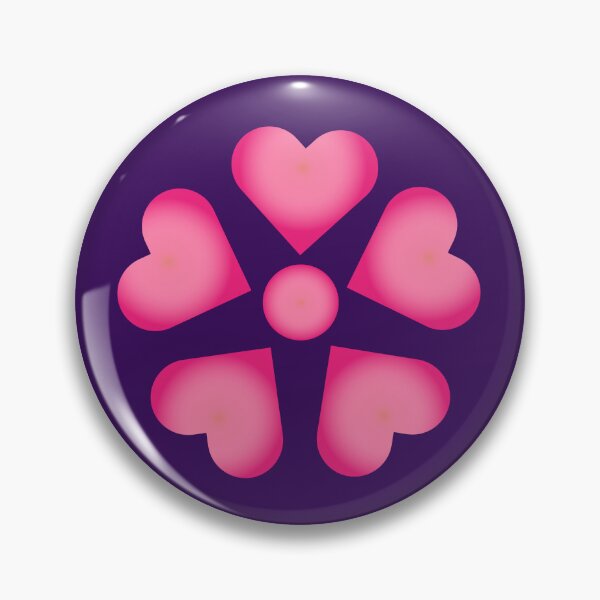 Item preview, Pink Heart Flower Gradient Valentine Mandala Pop Art designed and sold by SolutionsArt.