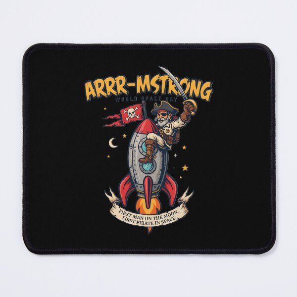 Item preview, Arrr-mstrong — First Man On The Moon First Pirate In Space World Space Day T-Shirt V3 designed and sold by DarylWelsh2024.