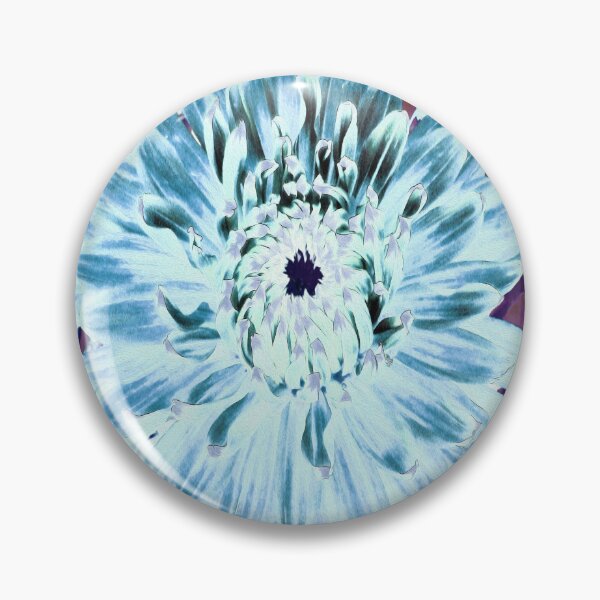 Item preview, Mint Green and Teal Dahlia Flower designed and sold by myrubiogarden.