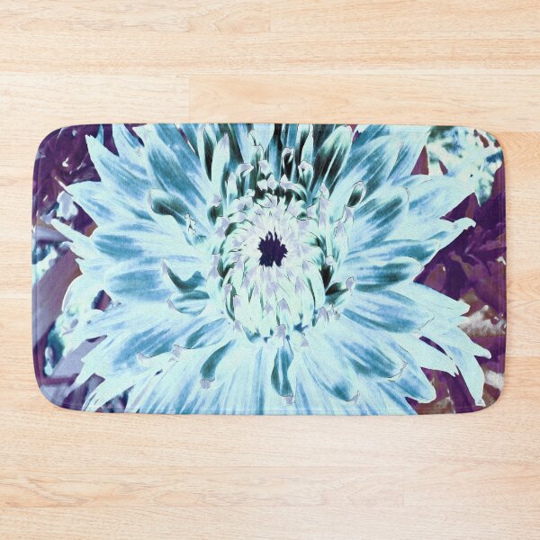 Item preview, Mint Green and Teal Dahlia Flower designed and sold by myrubiogarden.