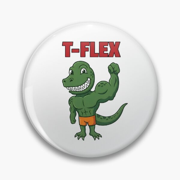 Item preview, T-Flex Funny Muscular T-Rex Gym Graphic designed and sold by Murvel-Ink.