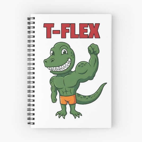 Item preview, T-Flex Funny Muscular T-Rex Gym Graphic designed and sold by Murvel-Ink.