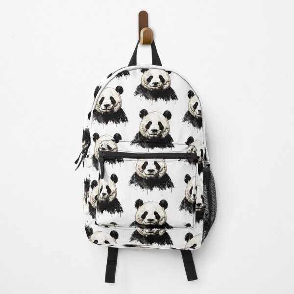 Item preview, Black and White Panda Grunge Art designed and sold by Marcu Ioachim.