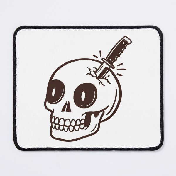 Item preview, Cute Creepy Skull And Sword Illustration Medieval Gothic Punk Fantasy Graphic designed and sold by Charonde.