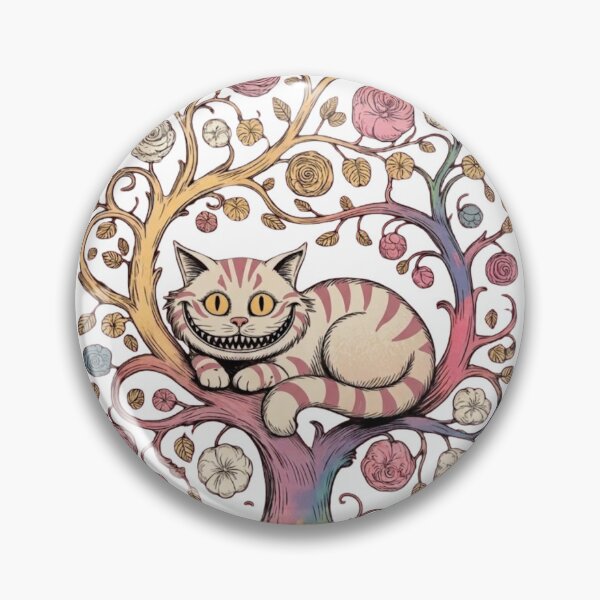 Item preview, Cheshire Cat Whimsical Rainbow Tree designed and sold by Reverie & Roses.