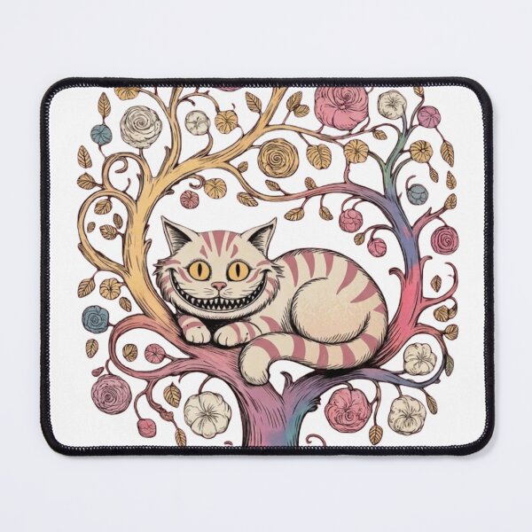 Item preview, Cheshire Cat Whimsical Rainbow Tree designed and sold by Reverie & Roses.