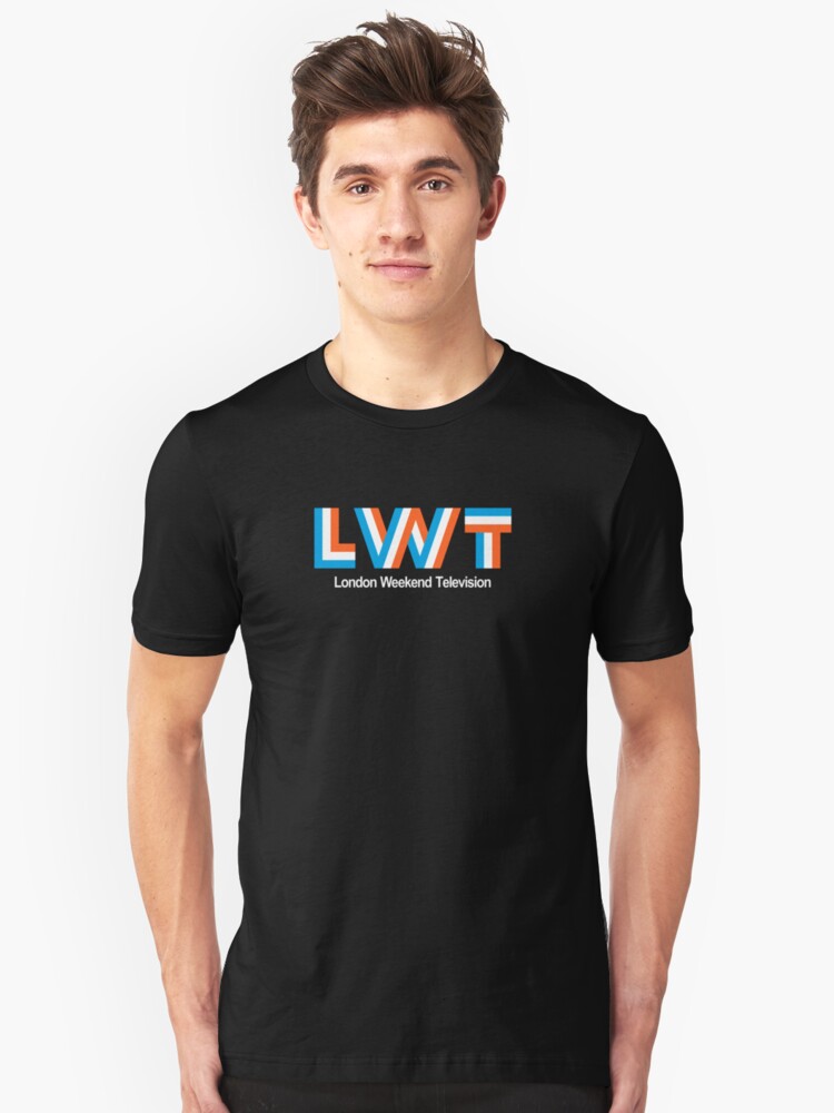 Alternate view of Retro LWT logo, ITV region Slim Fit T-Shirt