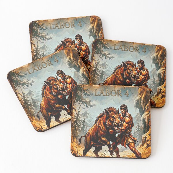 Item preview, Hercules'  LABOR 4 - The Erymanthian Boar designed and sold by codex antique.